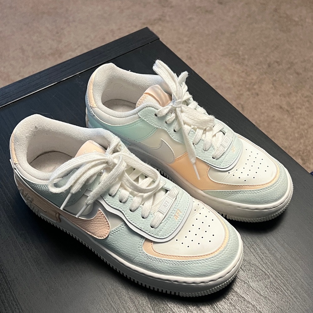 Nike Air Force 1 shadow ‘barley green crimson tint’ 2021